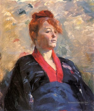  Henri Peintre - Madame Lili Grenier post Impressionniste Henri de Toulouse Lautrec